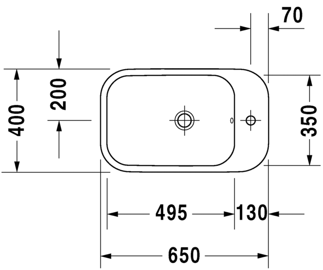 Slika od Happy D.2 Above counter basin 65