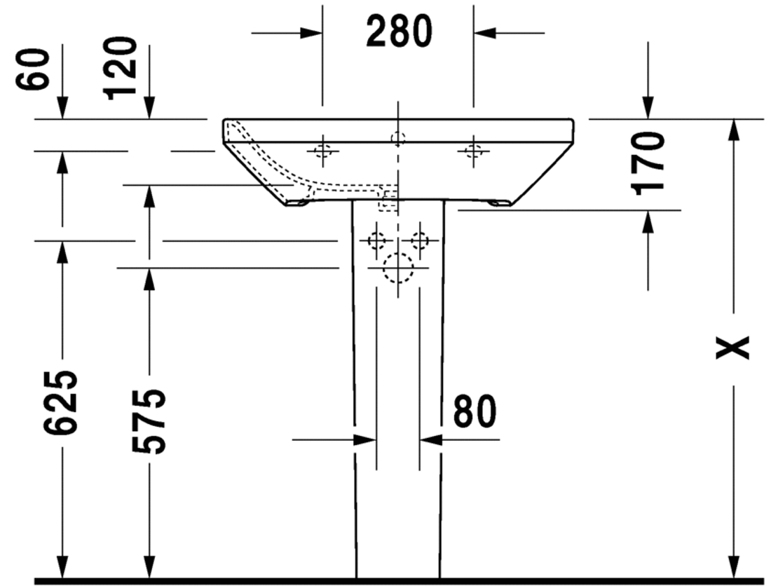 Slika od DuraStyle Washbasin 65