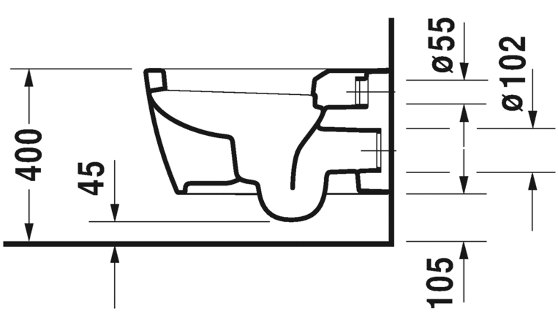 Slika od ME by Starck Toilet wall mounted