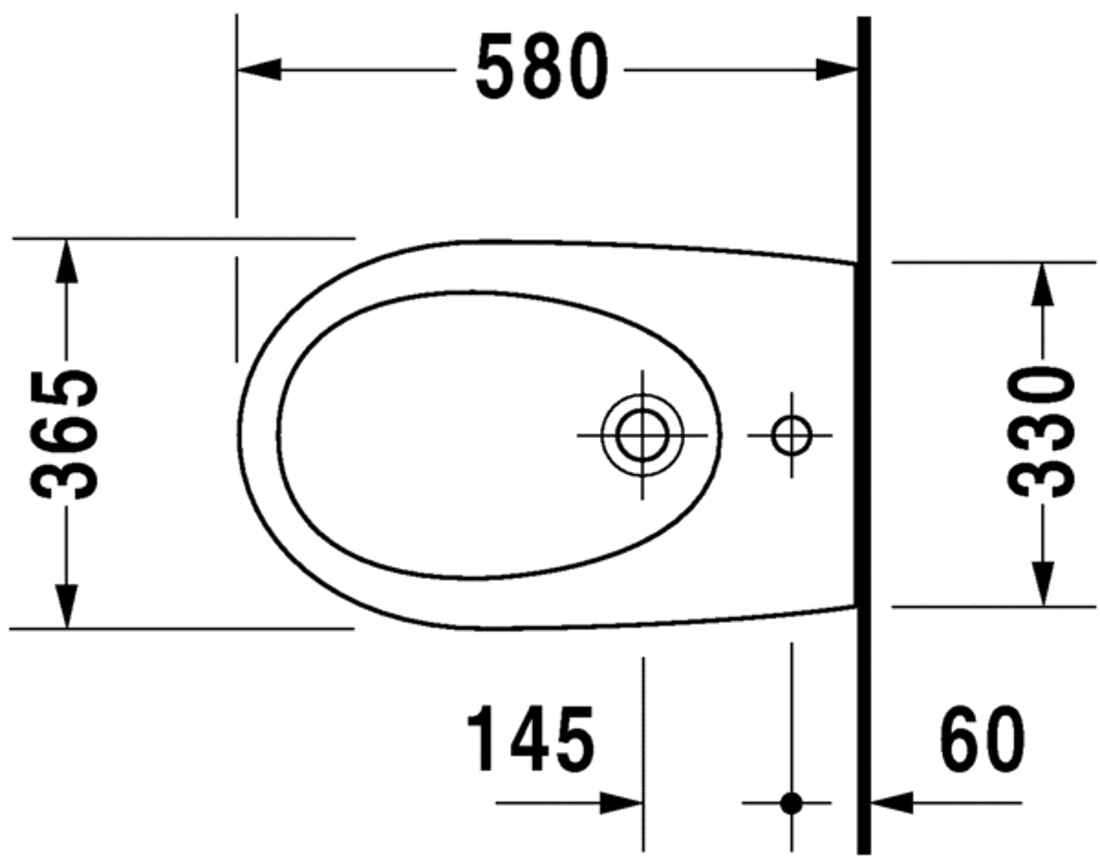 Slika od Architec Bidet wall mounted