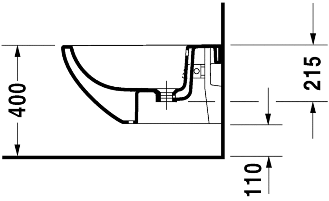 Slika od Architec Bidet wall mounted