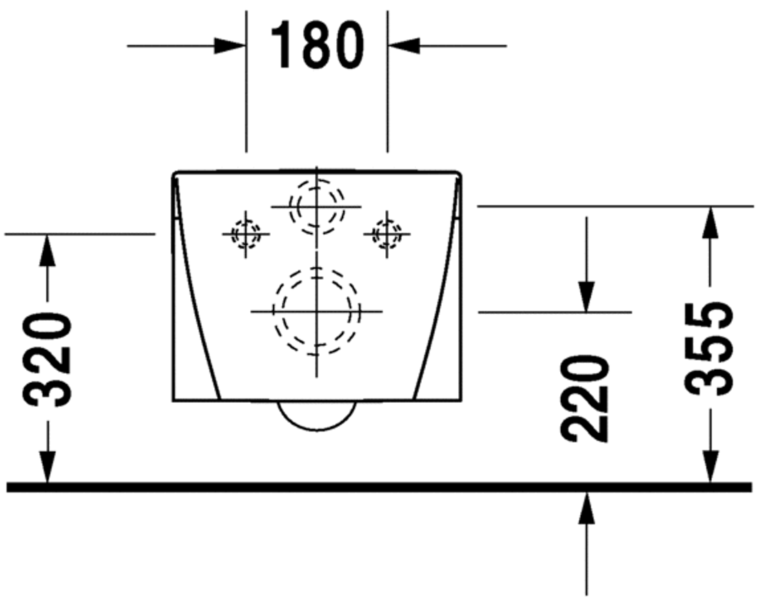 Slika od Starck 2 Toilet wall mounted