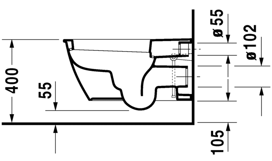Slika od Darling New Toilet wall mounted