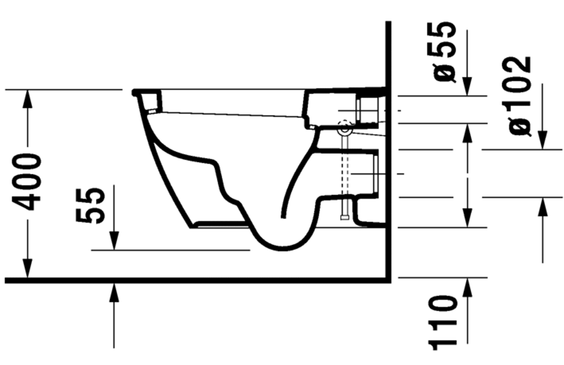 Slika od Darling New Toilet wall mounted