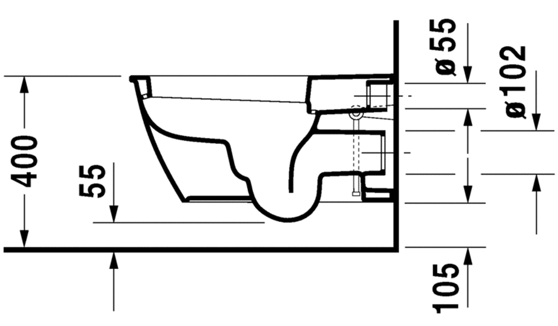 Slika od Darling New Toilet wall mounted