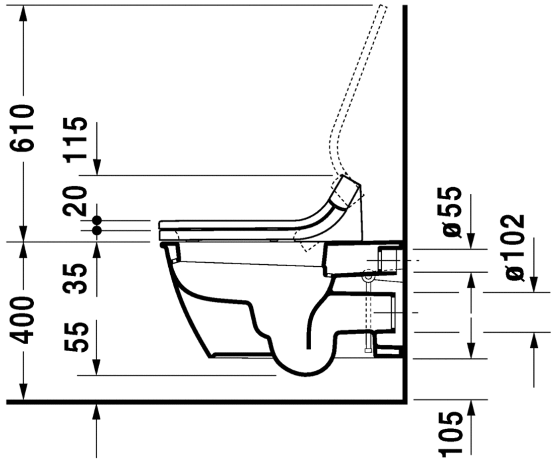 Slika od Darling New Toilet wall mounted