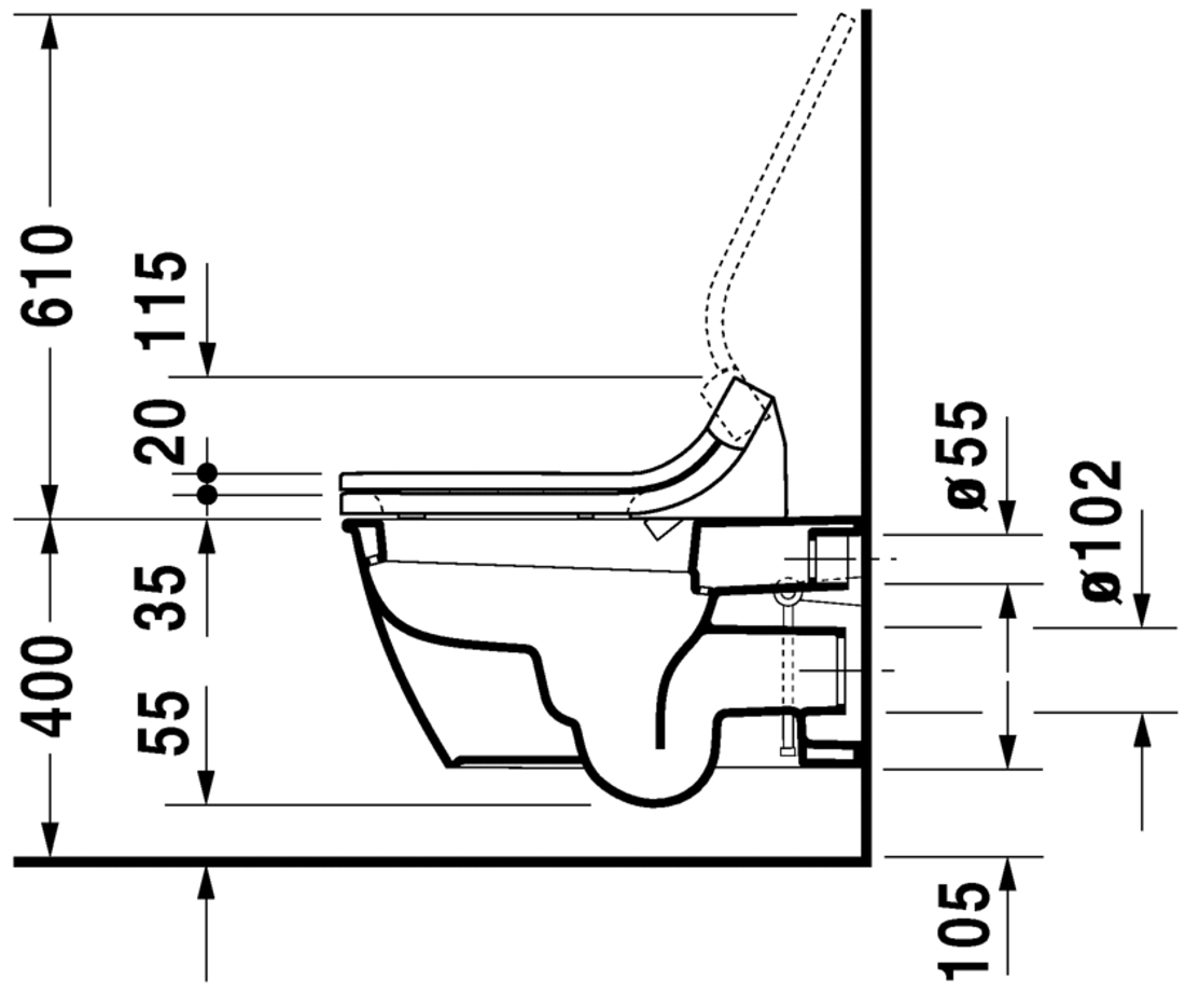 Slika od Darling New Toilet wall mounted