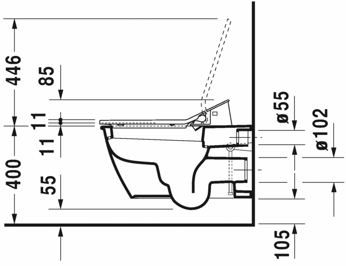Slika od Darling New Toilet wall mounted