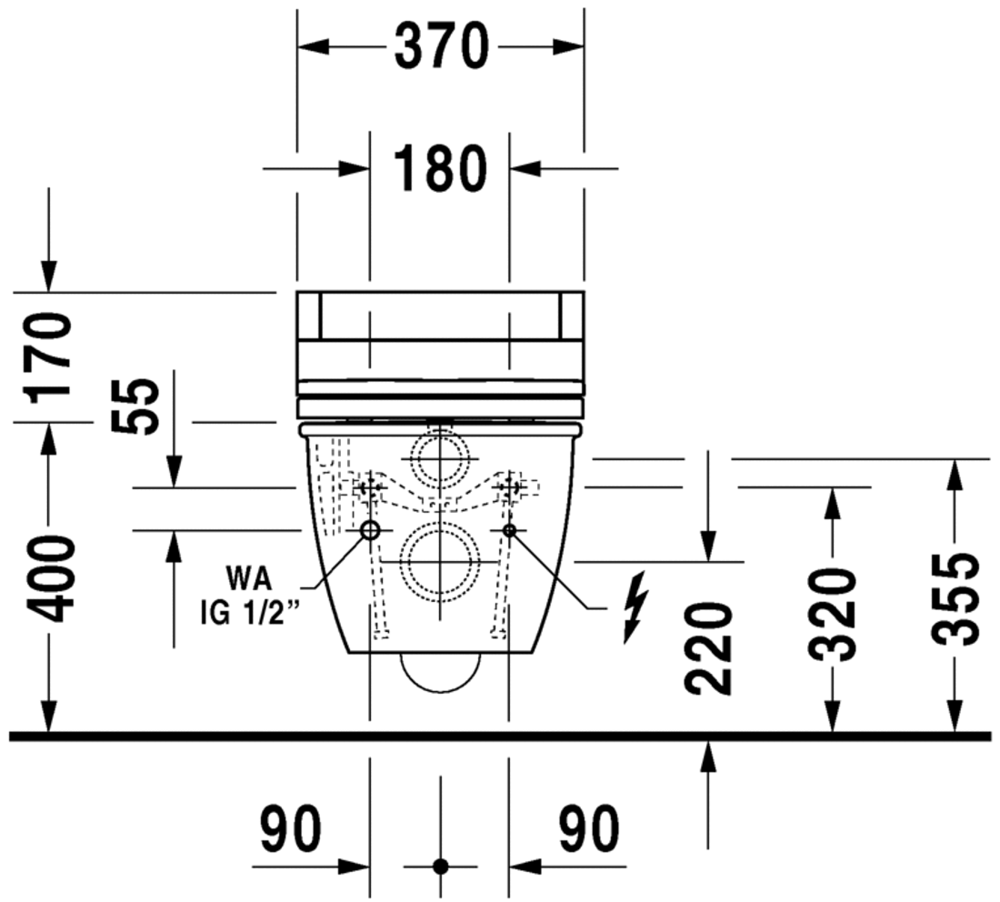 Slika od Darling New Toilet wall mounted