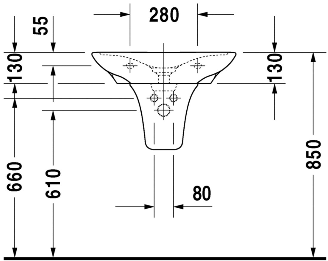Slika od PuraVida Washbasin 60
