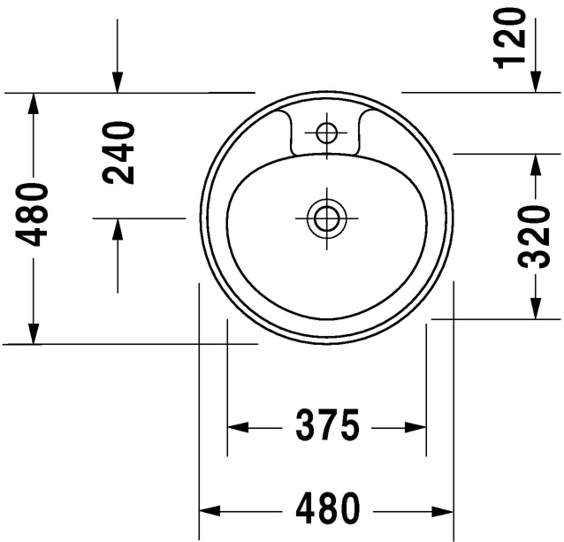 Slika od Vanity basin Manua 48