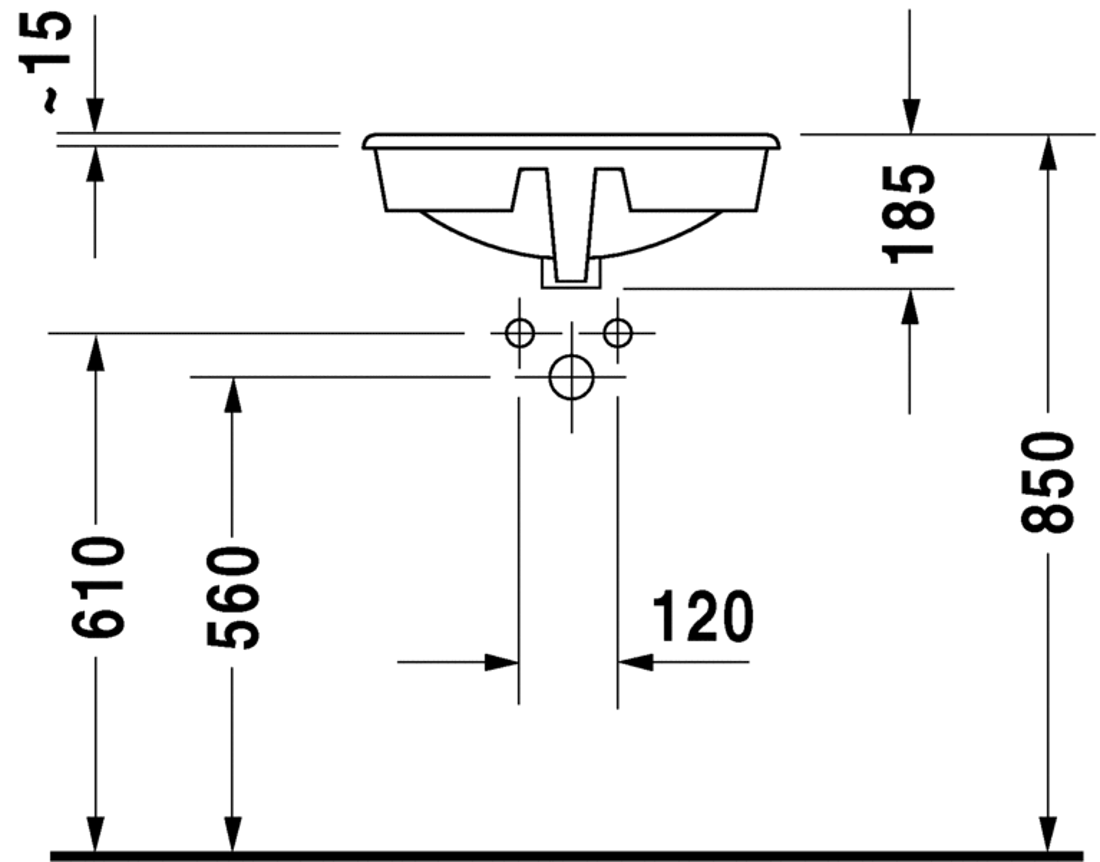 Slika od Vanity basin Manua 48