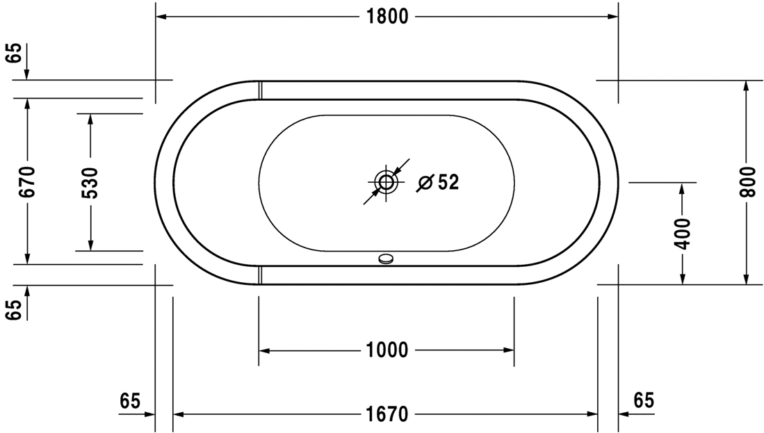 Slika od Starck tubs &amp; showers Bathtub