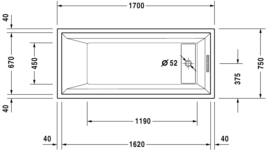 Slika od 2nd floor Bathtub with support frame
