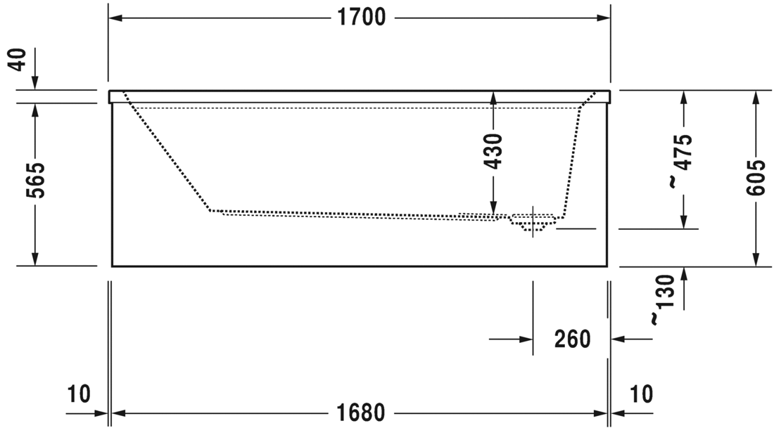 Slika od 2nd floor Bathtub with support frame