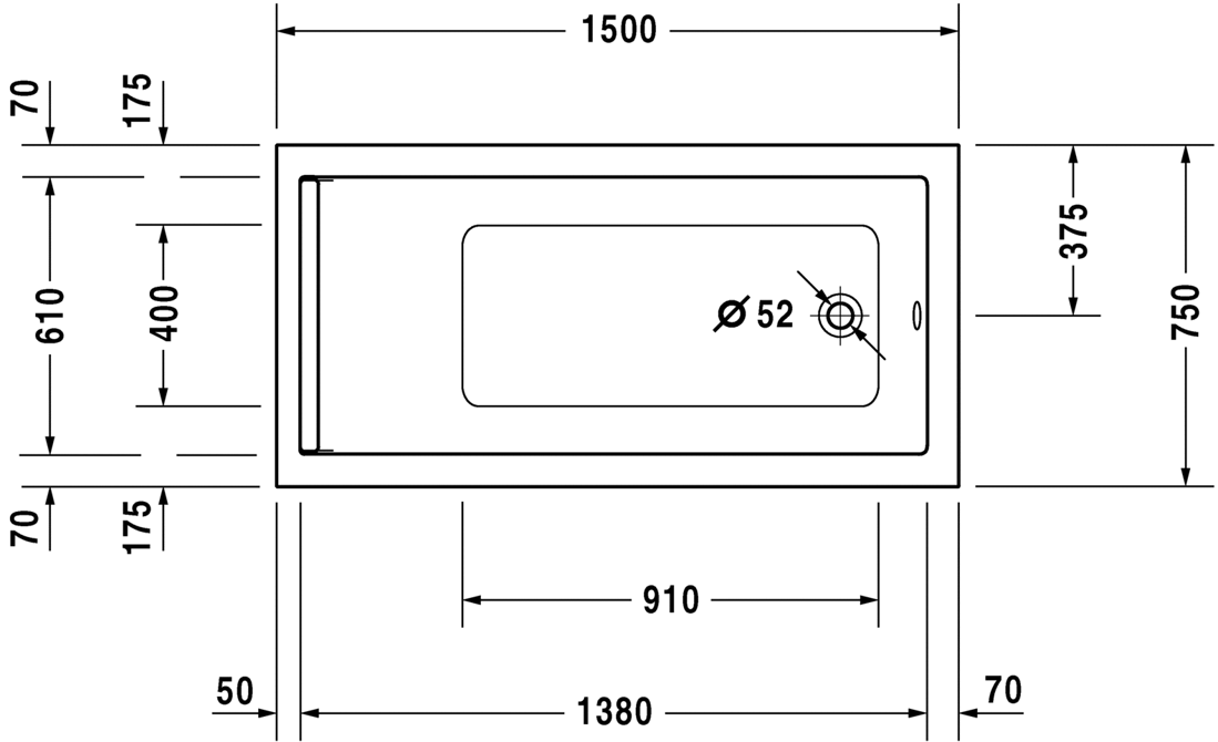 Slika od Starck tubs &amp; showers Bathtub
