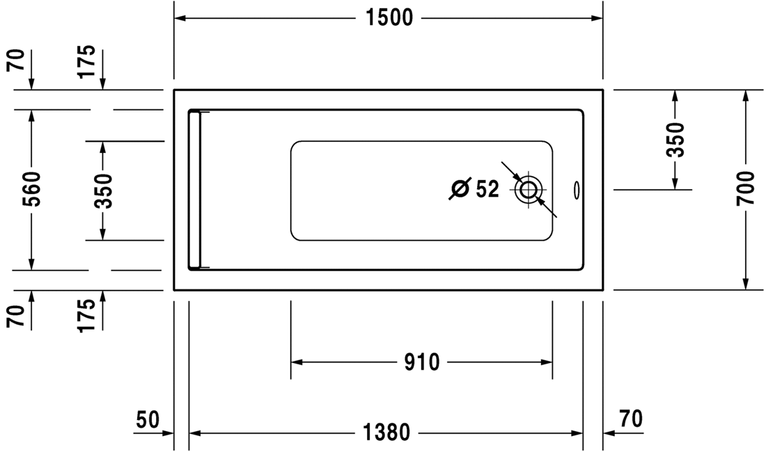 Slika od Starck tubs &amp; showers Bathtub