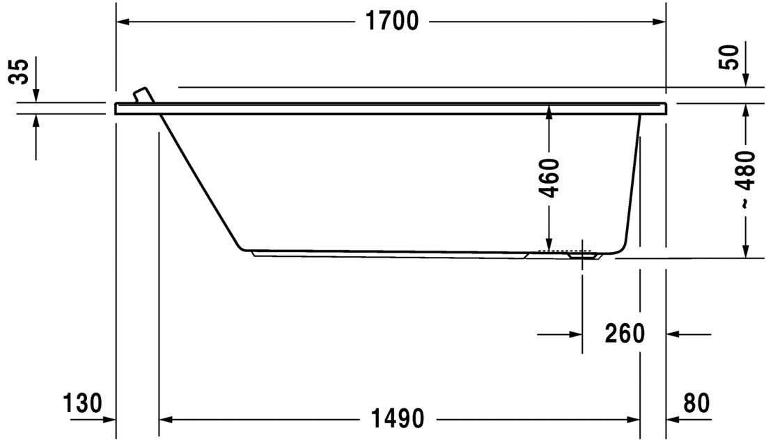 Slika od Starck tubs &amp; showers Bathtub