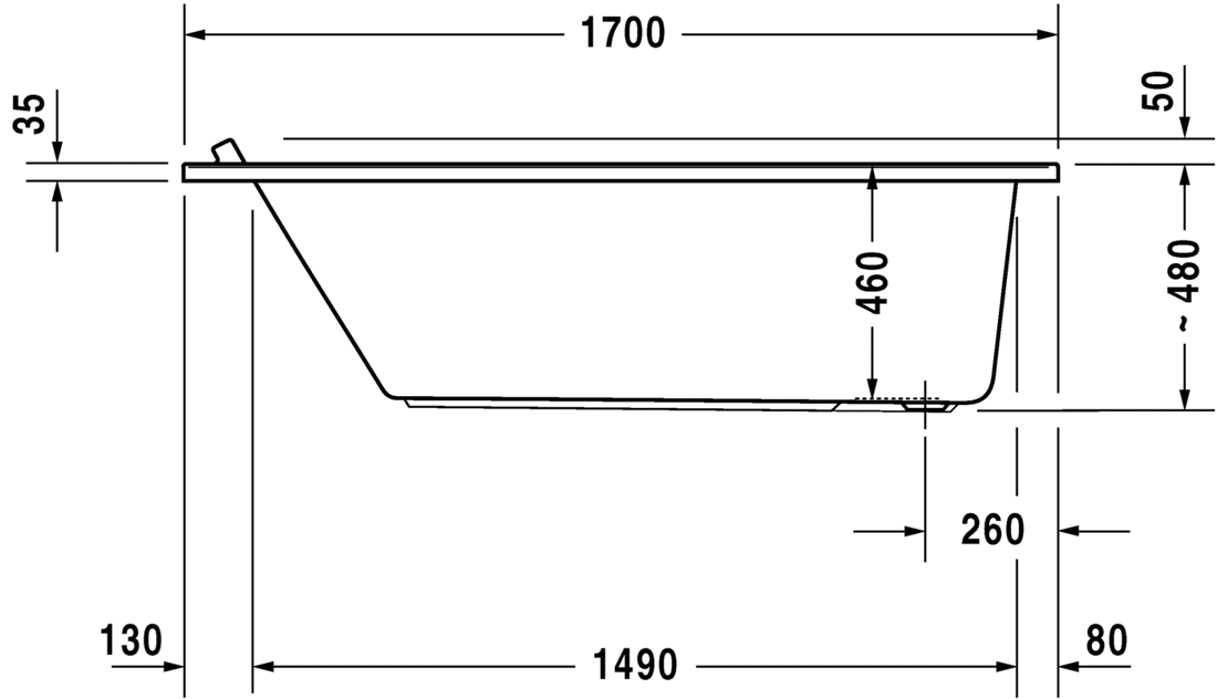 Slika od Starck tubs &amp; showers Bathtub