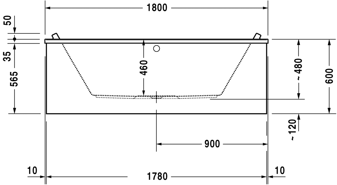 Slika od Starck tubs &amp; showers Bathtub