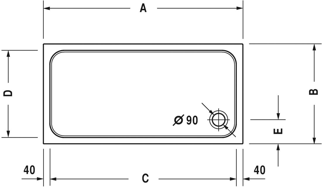 Slika od D-Code Shower tray