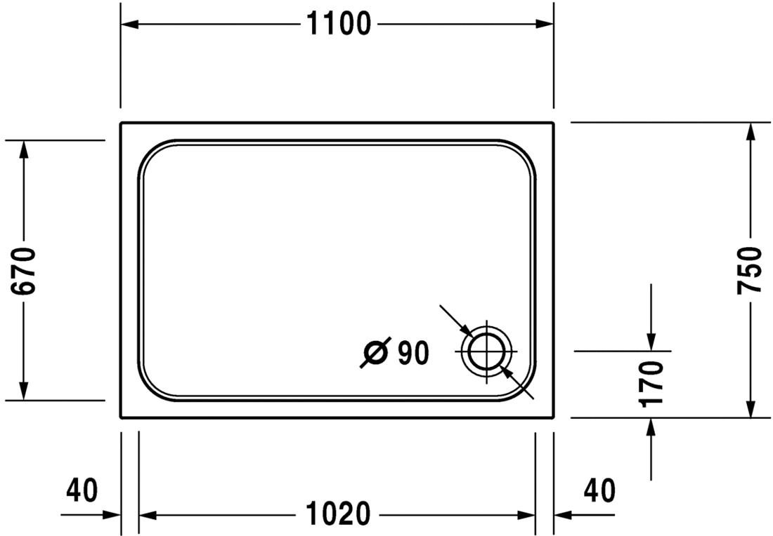 Slika od D-Code Shower tray