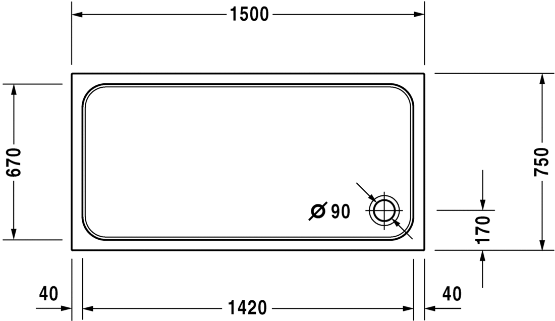 Slika od D-Code Shower tray