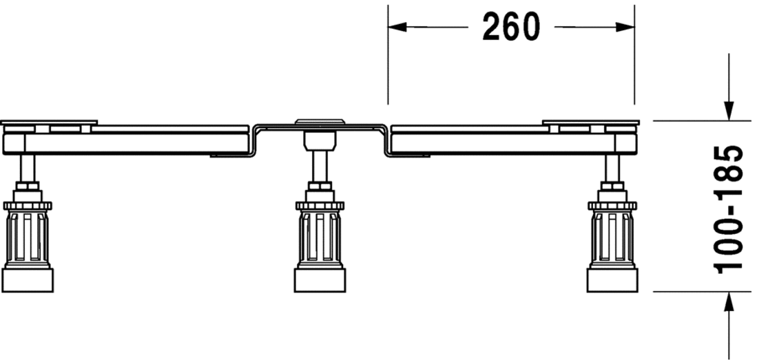 Slika od Support frame for shower trays