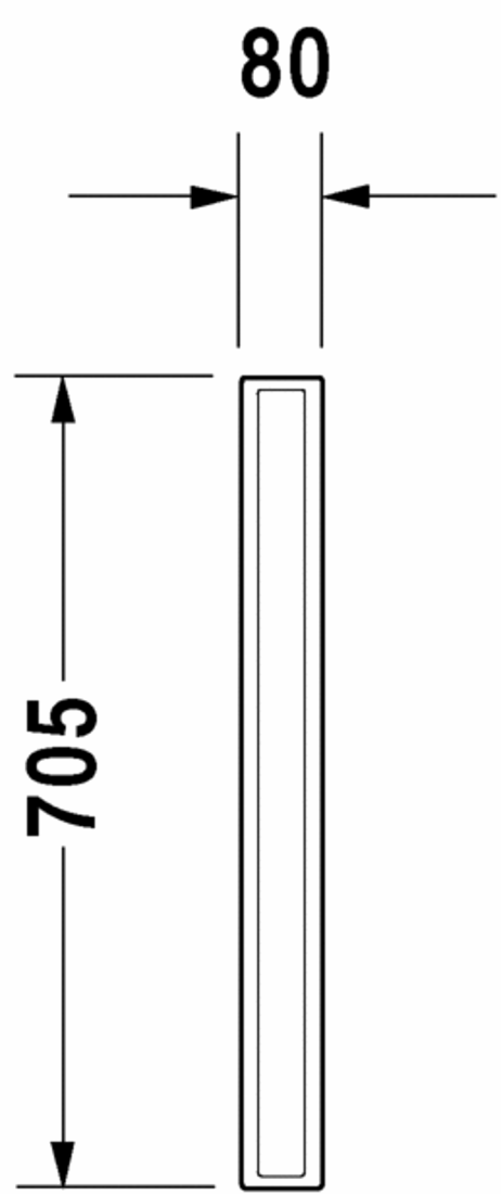 Slika od Starck 3 Ceramic urinal partition
