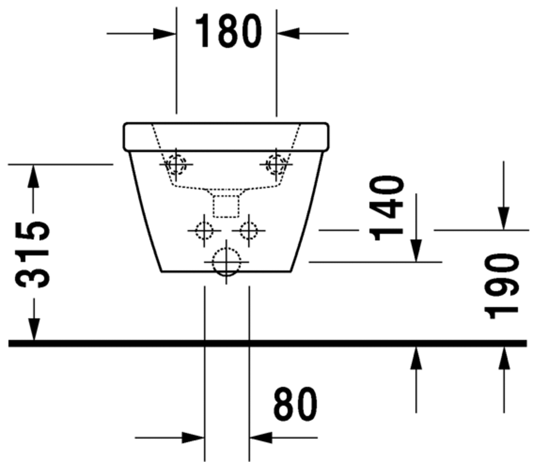 Slika od 2nd floor Bidet wall mounted