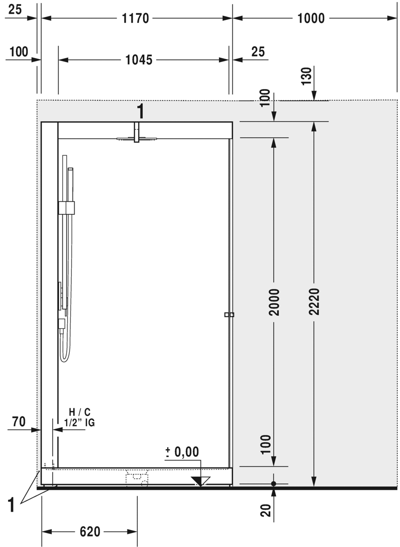 Slika od Inipi Inipi Ama Sauna, back-to-wall and corner version
