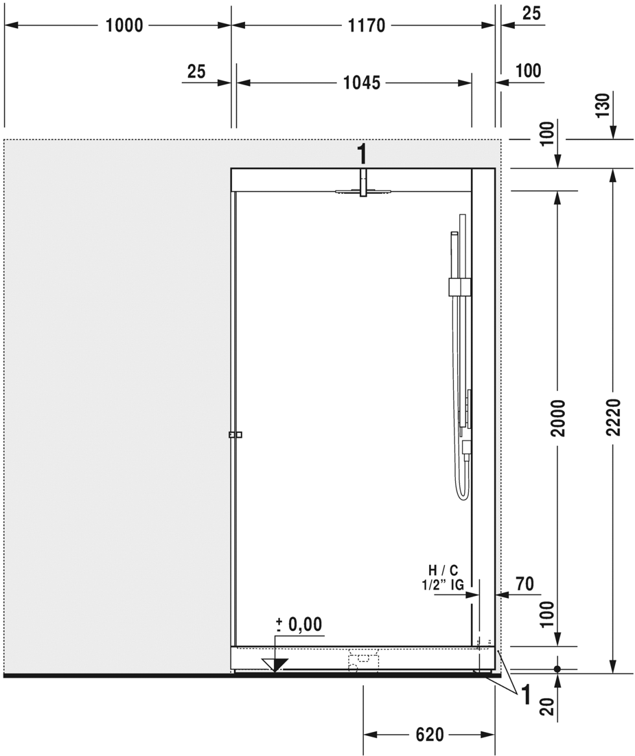 Slika od Inipi Inipi Ama Sauna, back-to-wall and corner version