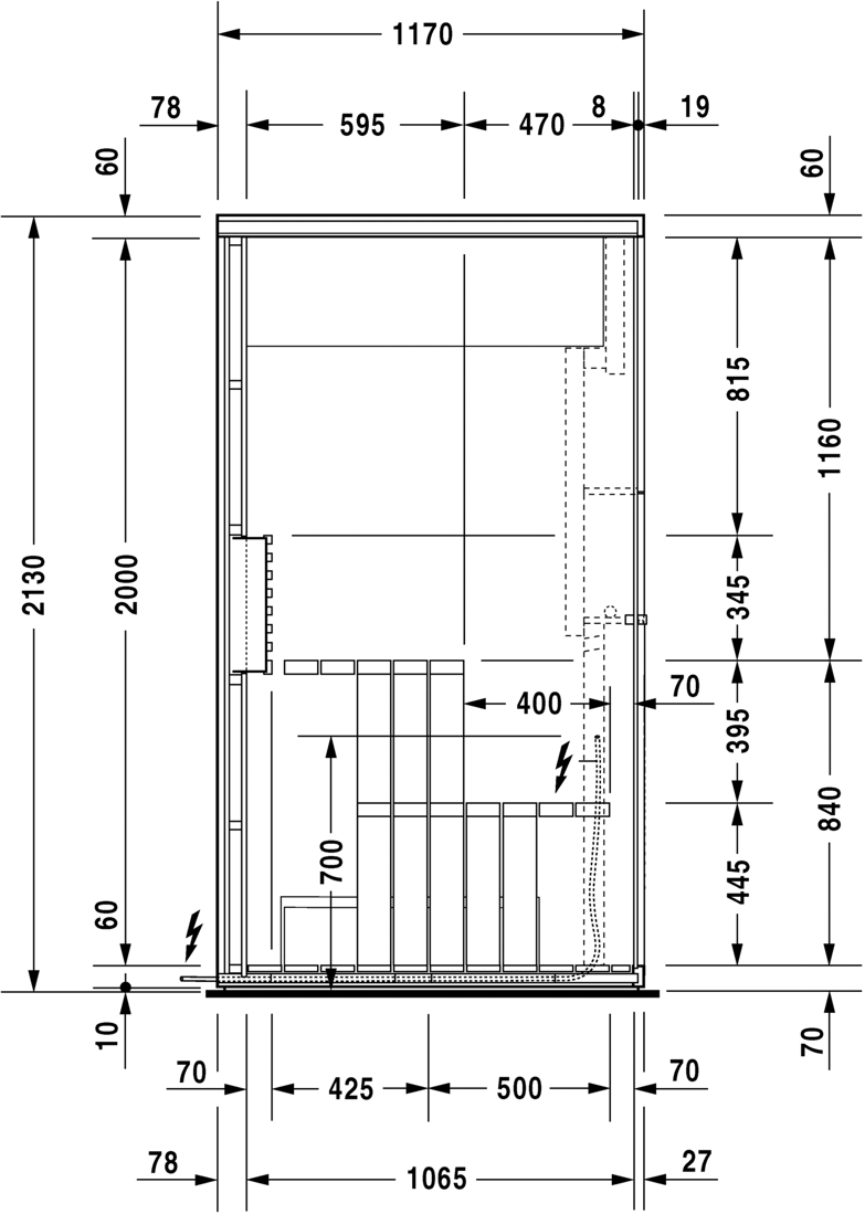 Slika od Inipi B Inipi B Sauna, corner and back-to-wall