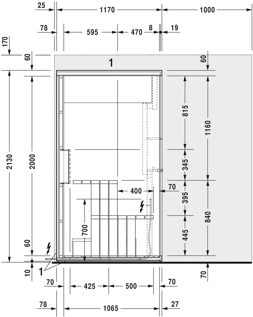 Slika od Inipi B Inipi B Sauna, corner and back-to-wall