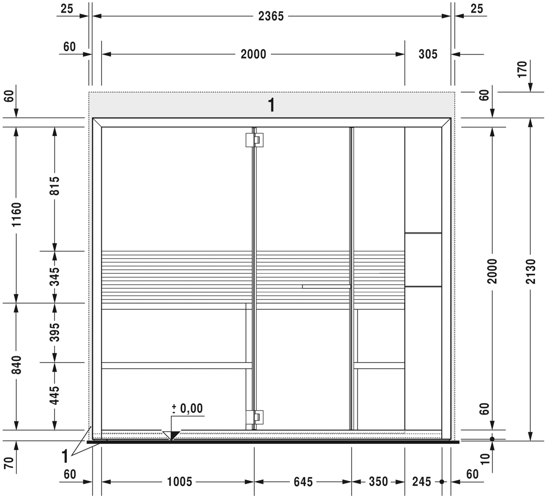 Slika od Inipi B Inipi B Sauna, corner and back-to-wall