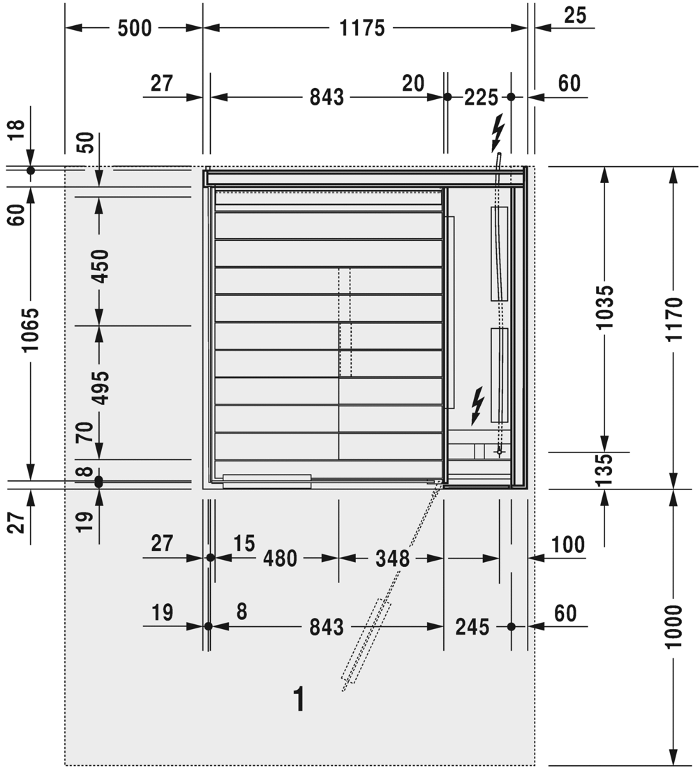 Slika od Inipi B Inipi B Super Compact Sauna, corner