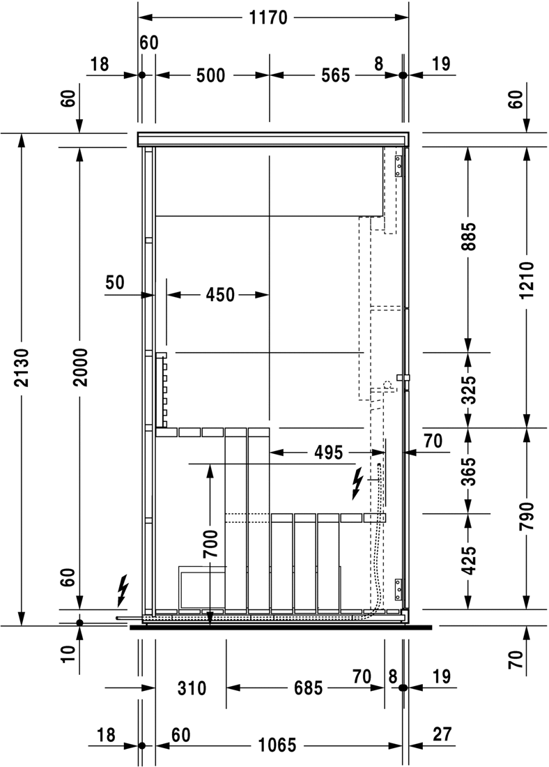 Slika od Inipi B Inipi B Super Compact Sauna, corner