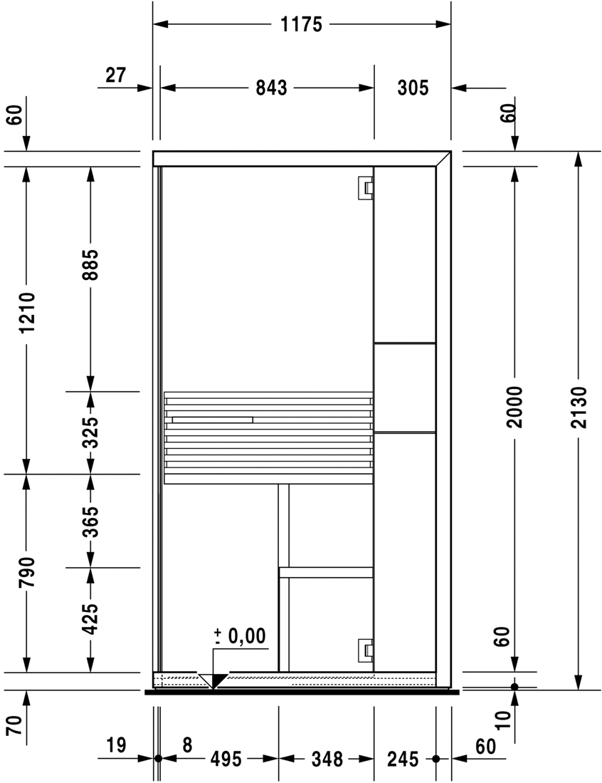 Slika od Inipi B Inipi B Super Compact Sauna, corner