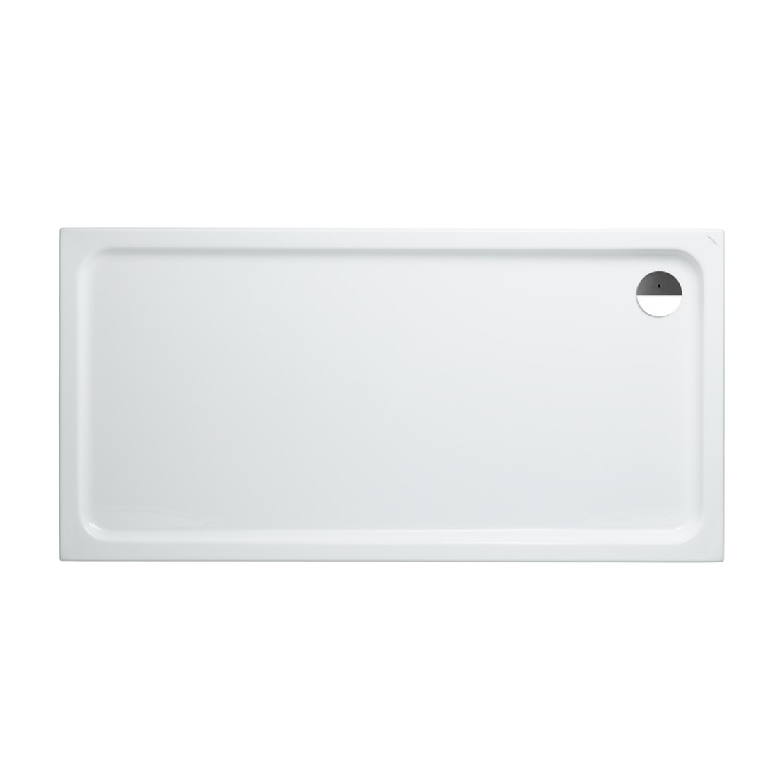 Slika od SOLUTIONS-180 tuš kadica bela