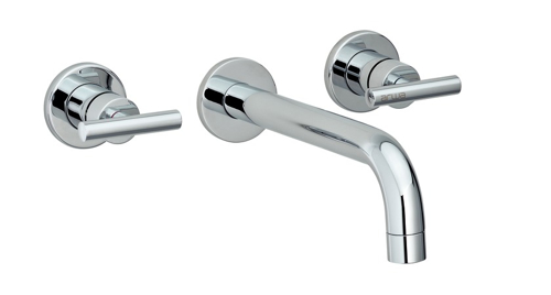 Slika od Twinprime dvoručna slavina za umivaonik nepomični vrat 225 mm