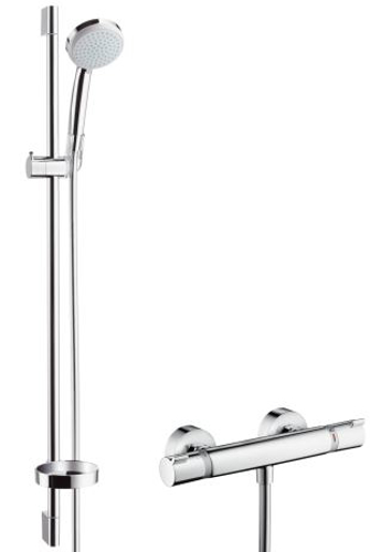 Slika od Ecostat Comfort Combi 0,90 m sa Croma 100 Vario ručnim tušem