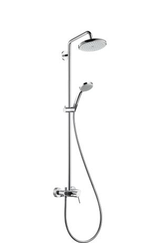 Slika od Croma 220 Air 1jet Showerpipe sa jednoručnom slavinom