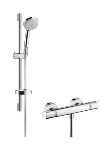 Slika od Ecostat Comfort Combi 0,65 m sa Croma 100 Vario ručnim tušem