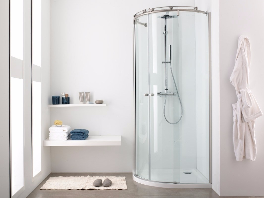 Slika od SYSTEM P3 VITRA 6 POLUKRUZNA 90x90/200