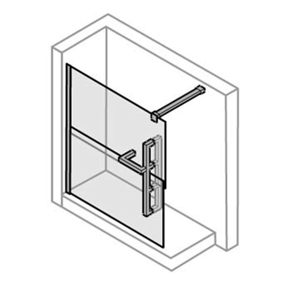 Slika od HUPPE MANUFAKTUR DUPLO RECTANGULAR WALK IN