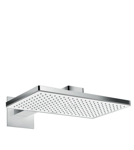 Slika od Rainmaker Select 460 1jet fiksni tuš sa nosačem tuša 460 mm belo staklo
