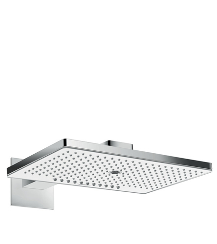 Slika od Rainmaker Select 460 3jet fiksni tuš sa nosačem tuša 460 mm belo staklo