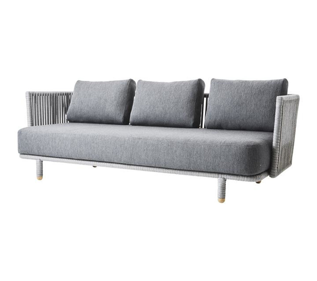 Slika od Moments 3-seater sofa, incl. Grey cushion set