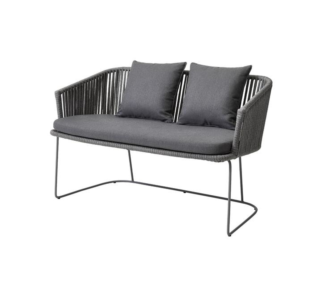 Slika od Moments dining bench, Cane-line Soft Rope
