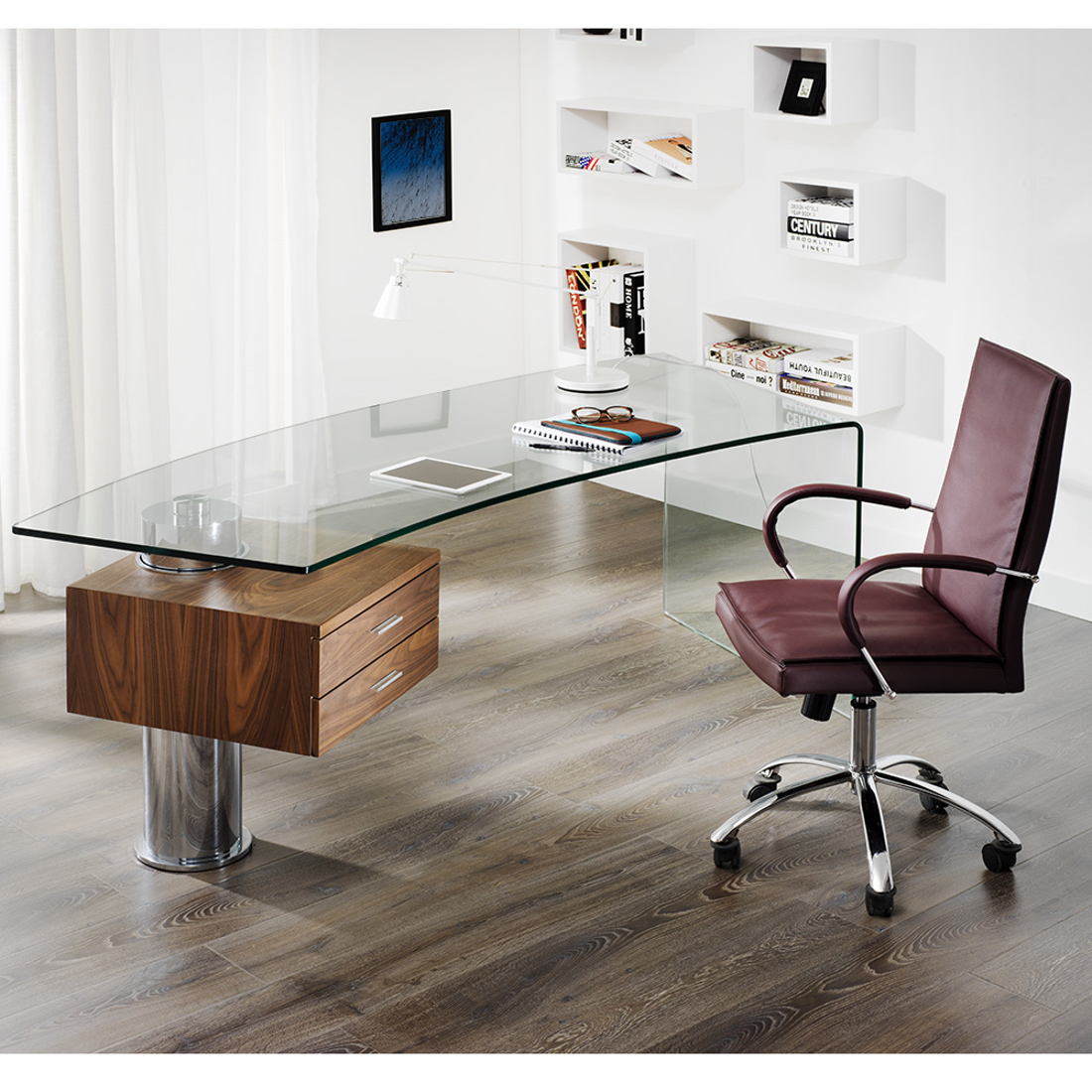 Slika od TRAGLASS RADNI STO  217x89 cm